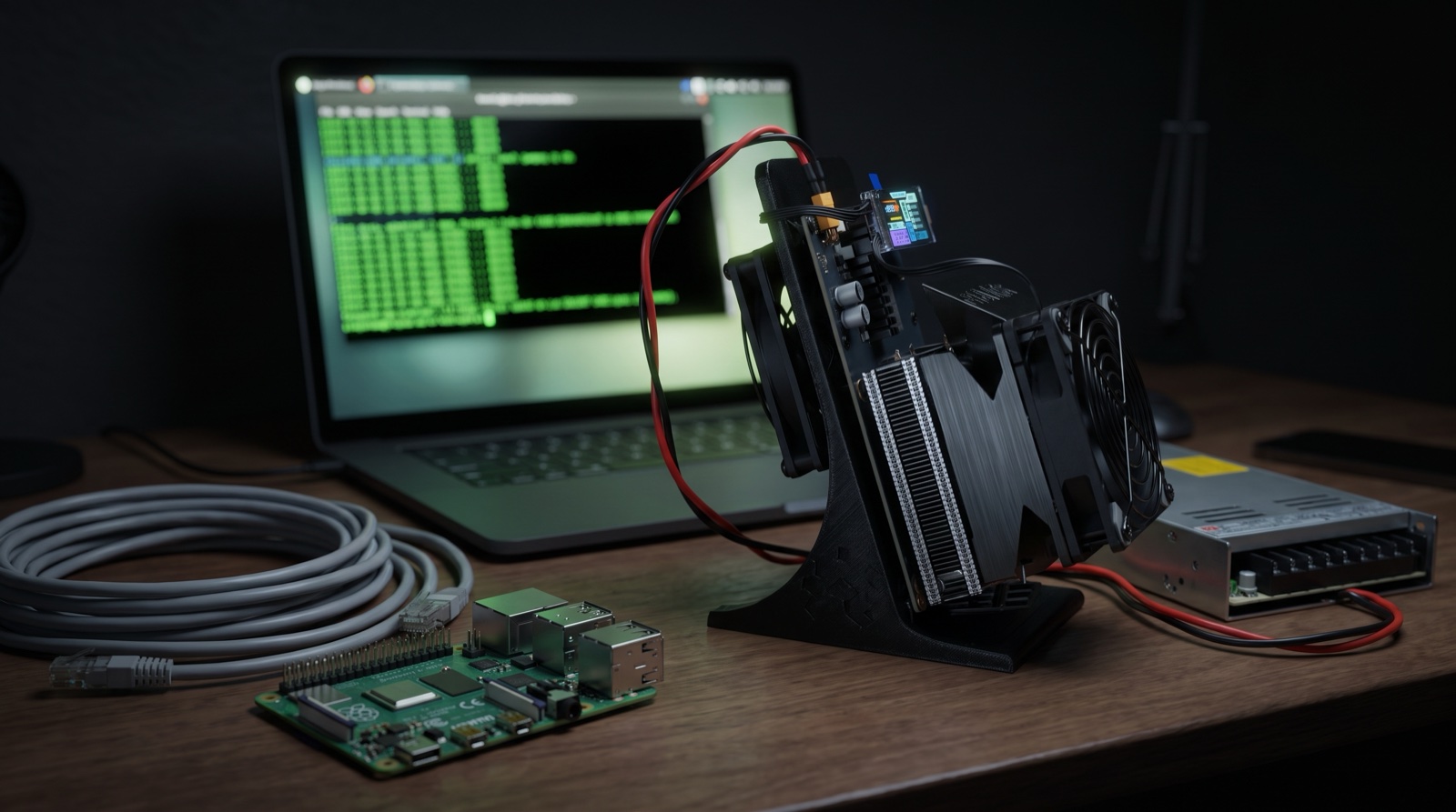 His own pool, on a Raspberry Pi, with ChatGPT as the IT department.