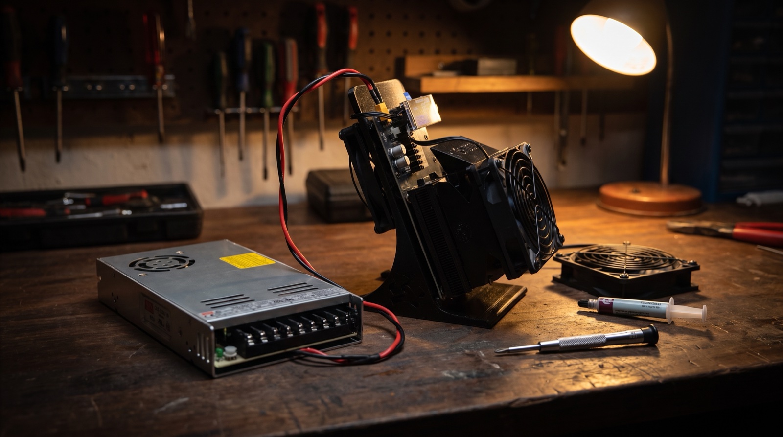 The workbench where stock numbers go to die.